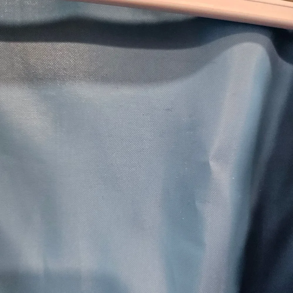 Y2k Women's Sky Blue Button Down 100% Suede Leather Shirt. Preowned Obviosly . - Picture 5 of 15